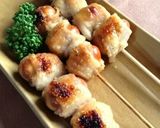にんにくうずらの鶏皮串作り方8写真