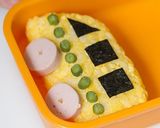 乗り物バスキャラ弁♪遠足や社会科学習に作り方6写真