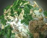 簡単！減塩！豚肉とほうれん草クリーム炒め作り方4写真