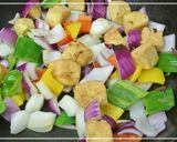 砂糖不使用！冷凍豆腐でヘルシー酢豚風♪作り方3写真