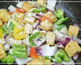 砂糖不使用！冷凍豆腐でヘルシー酢豚風♪作り方4写真