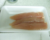 夏にツルっと！鶏ささみの簡単梅肉和え作り方1写真