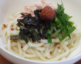 ささみと梅のさっぱり冷やしうどん作り方5写真
