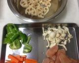 ささみと野菜の照り焼き作り方1写真