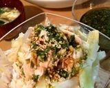 ヘルシー♪茹で野菜とササミの香味ダレ作り方6写真