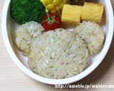 キャラ弁＊ふわふわダッフィー簡単ver作り方3写真