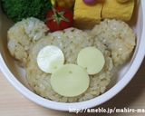 キャラ弁＊ふわふわダッフィー簡単ver作り方6写真