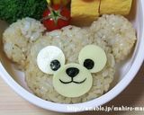 キャラ弁＊ふわふわダッフィー簡単ver作り方7写真