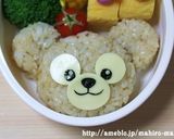 キャラ弁＊ふわふわダッフィー簡単ver作り方8写真