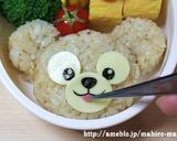 キャラ弁＊ふわふわダッフィー簡単ver作り方9写真
