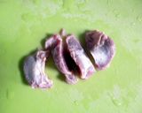 砂肝のトムヤンクン風スープ作り方1写真