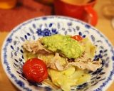 ストウブde蒸し豚×キャベツ　ソースは作り方8写真