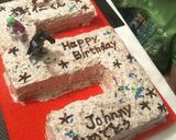 ナンバーケーキ（年齢の数ケーキ）作り方12写真