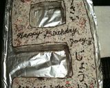 ナンバーケーキ（年齢の数ケーキ）作り方13写真