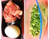 息子のお弁当♬ケチャップの豚卵炒め♬作り方1写真