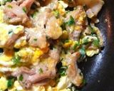 息子のお弁当♬ケチャップの豚卵炒め♬作り方2写真