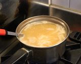 前日の余り素麺で♡私の大好き素麺味噌汁作り方4写真