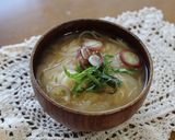 前日の余り素麺で♡私の大好き素麺味噌汁作り方5写真
