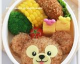 キャラ弁☆ふわっふわダッフィーおにぎり作り方15写真