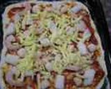 チーズたっぷりドでかピザ作り方3写真