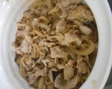 豚小間切肉としらたき入り豚丼作り方12写真