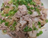 豚小間切肉としらたき入り豚丼作り方15写真