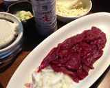 亀甲萬しぼりたて生醤油で馬刺の山山葵和え作り方4写真