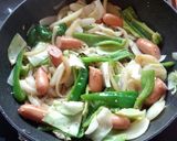 お弁当にも☆ウィンナー炒め作り方3写真