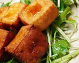 岩下の新生姜で厚揚げと小松菜の炒め物作り方4写真