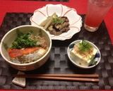 バター焼き鮭と香草の小丼作り方3写真