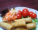 簡単！　キムチ豚ひき春巻き作り方4写真