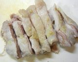 簡単蒸し鶏・茄子と一緒に作り方6写真