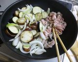 豚肉となすのケチャバター炒め作り方2写真