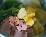 コーンマヨ枝豆トースト作り方2写真