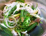夏バテ解消！鯵と夏野菜のマリネ♪作り方3写真