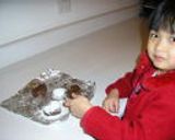 子供が作る　簡単チョコフレーク作り方4写真