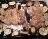 鶏と茄子のオーブン焼き作り方4写真