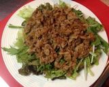 野菜も美味しい☆生姜焼きサラダ。作り方5写真