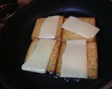 厚揚げチーズ焼き＊醤油ケチャップソース作り方4写真