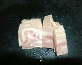 残り野菜とベーコンのミルク味噌汁作り方2写真