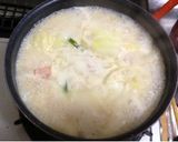 残り野菜とベーコンのミルク味噌汁作り方8写真