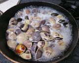 小ハマグリ(ぜんな)のワイン蒸し作り方3写真