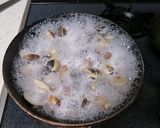 小ハマグリ(ぜんな)のワイン蒸し作り方4写真