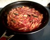 ズッキーニのサマ~パスタ作り方3写真