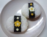 簡単かわいい♡お花おにぎり作り方2写真