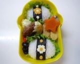 簡単かわいい♡お花おにぎり作り方4写真