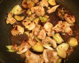 鶏肉となすの簡単甘辛丼♪作り方5写真