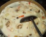 キノコのクリームスープ作り方7写真