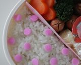かわいい♪水玉ごはんのお弁当♪作り方4写真