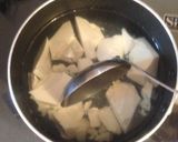 アスパラとお豆腐、カニ風味中華スープ作り方3写真